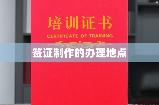 济南签证制作的办理地点