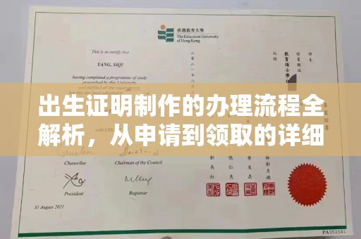 济南出生证明制作的办理流程全解析，从申请到领取的详细指南