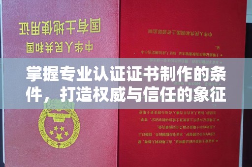 济南掌握专业认证证书制作的条件，打造权威与信任的象征