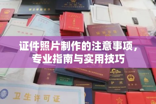 济南证件照片制作的注意事项，专业指南与实用技巧