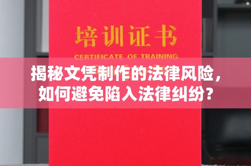 济南揭秘文凭制作的法律风险，如何避免陷入法律纠纷？