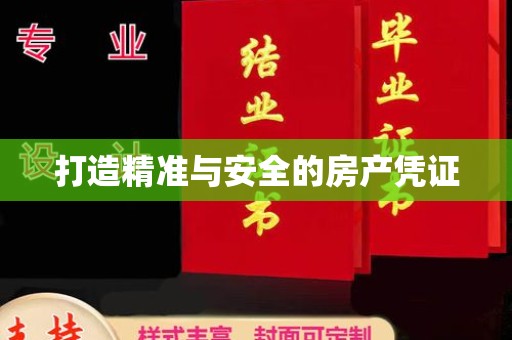 济南打造精准与安全的房产凭证